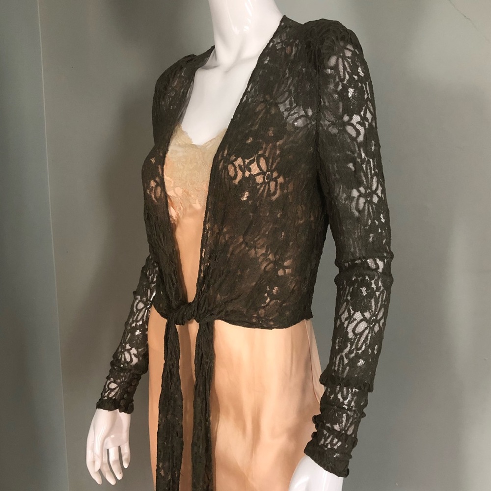 1930’s Sage Lace Blouse - image 4